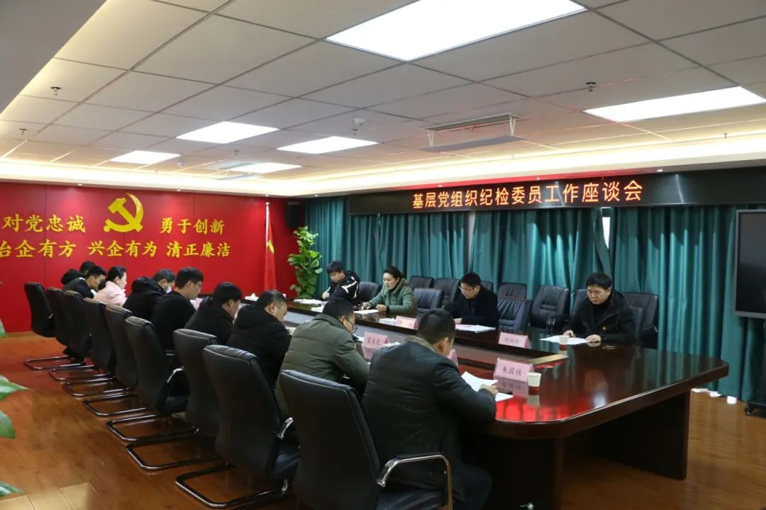 球盟会体育集团召开基层党组织纪检委员工作座谈会