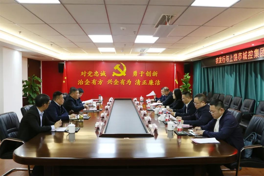 农发行江西省分行党委委员、副行长何爽一行到我司调研座谈