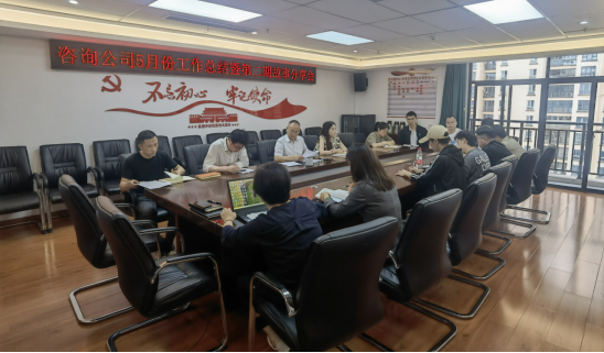 咨询公司召开5月份工作总结暨第二期工作分享会