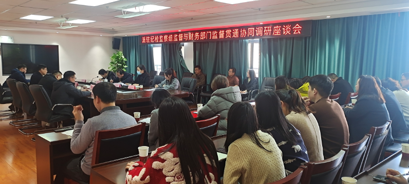 驻球盟会体育集团纪检监察组召开派驻监督与财务监督贯通协同调研座谈会