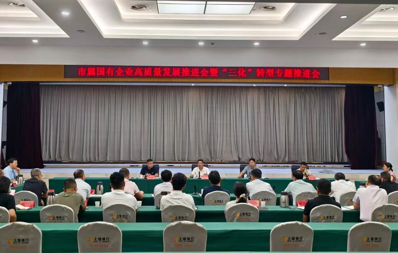 市属国有企业高质量发展推进会暨“三化”转型专题推进会召开